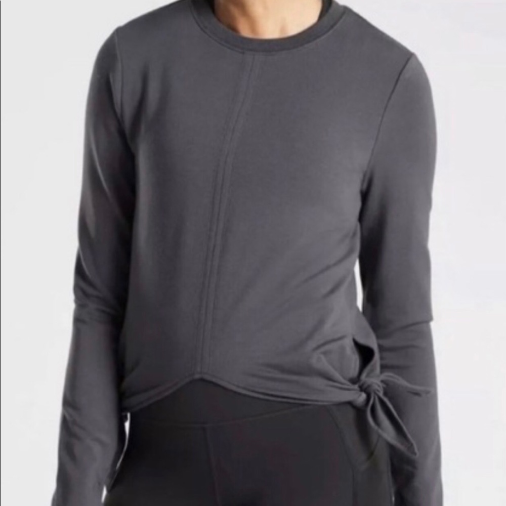 Athleta Samsara Side Tie Sweatshirt
